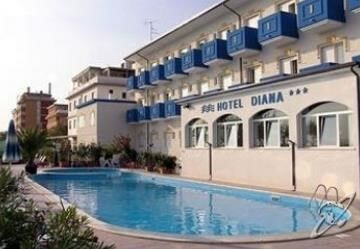 Hotel Diana Viserbella di Rimini Esterno foto